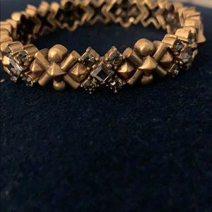 J Crew Gold Elastic Bangle